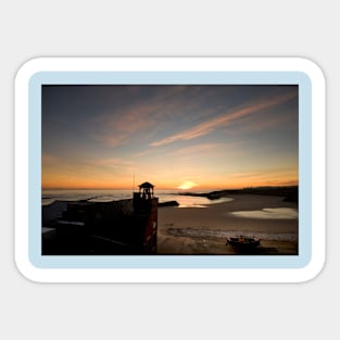 Cullercoats Lifeboat Station Sunrise Sticker